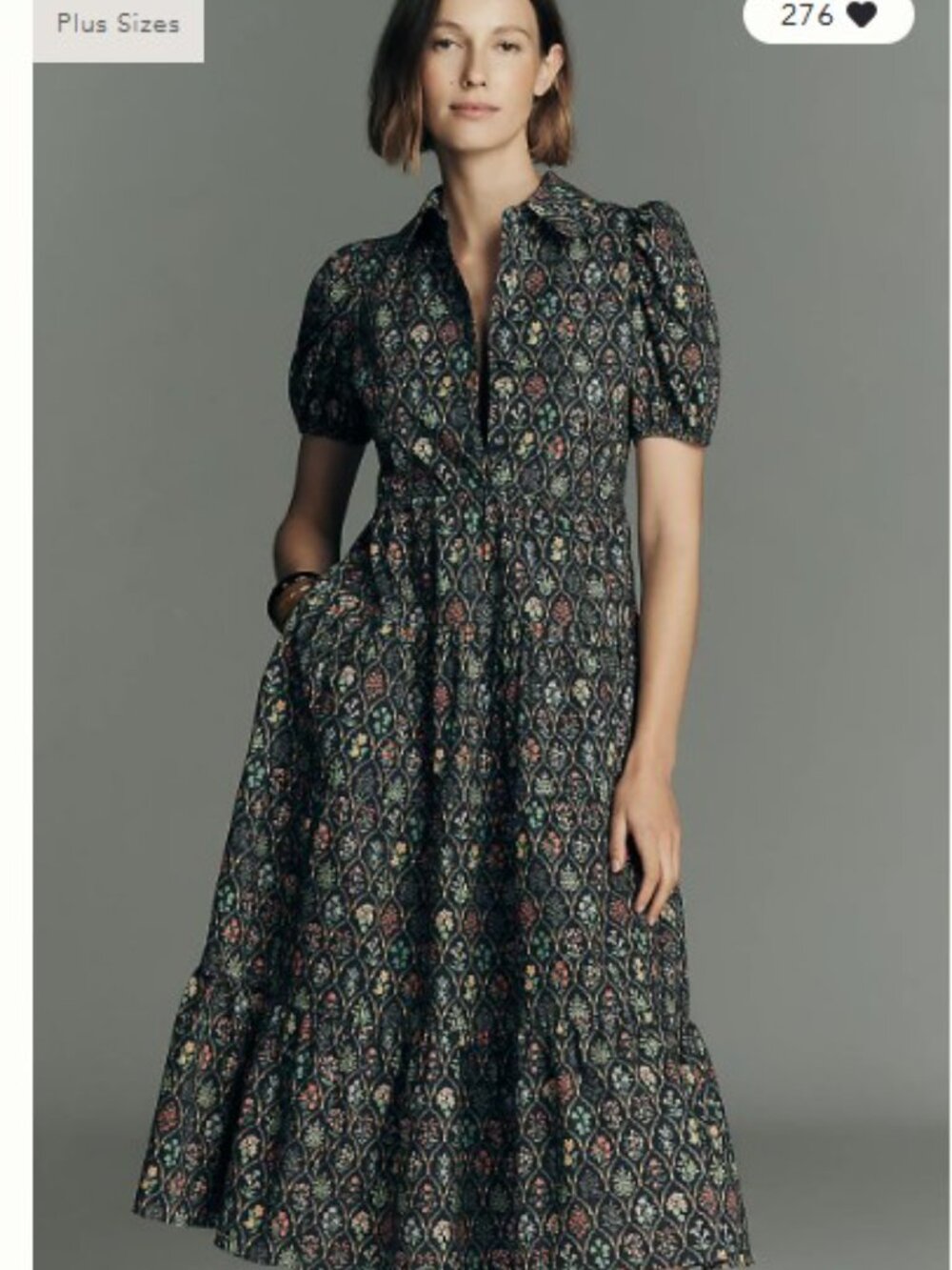English Factory Floral Shirt Dress